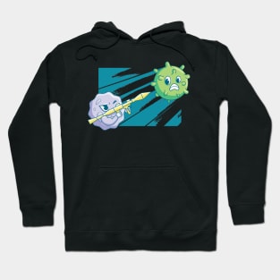 Antibody fight against Virus Hoodie